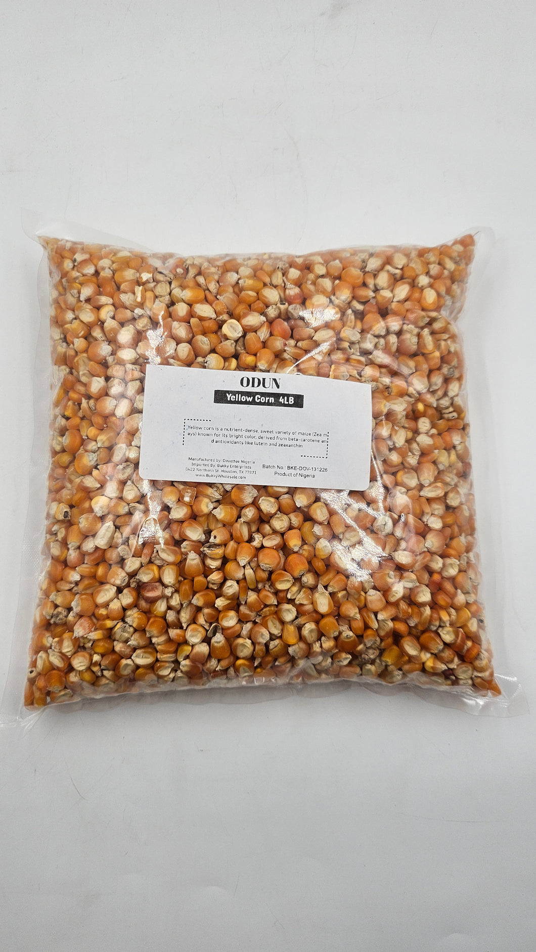 Maïs jaune du Nigéria - 1,8 kg