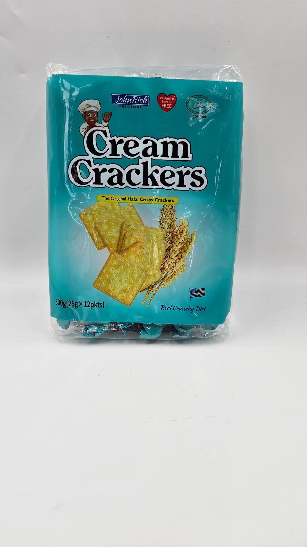 JohnRich Original Cream Crackers – (12 Packs)