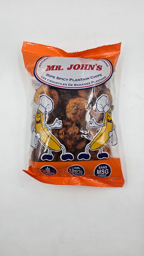 Chips de plantain mûres et épicées de Mr John’s