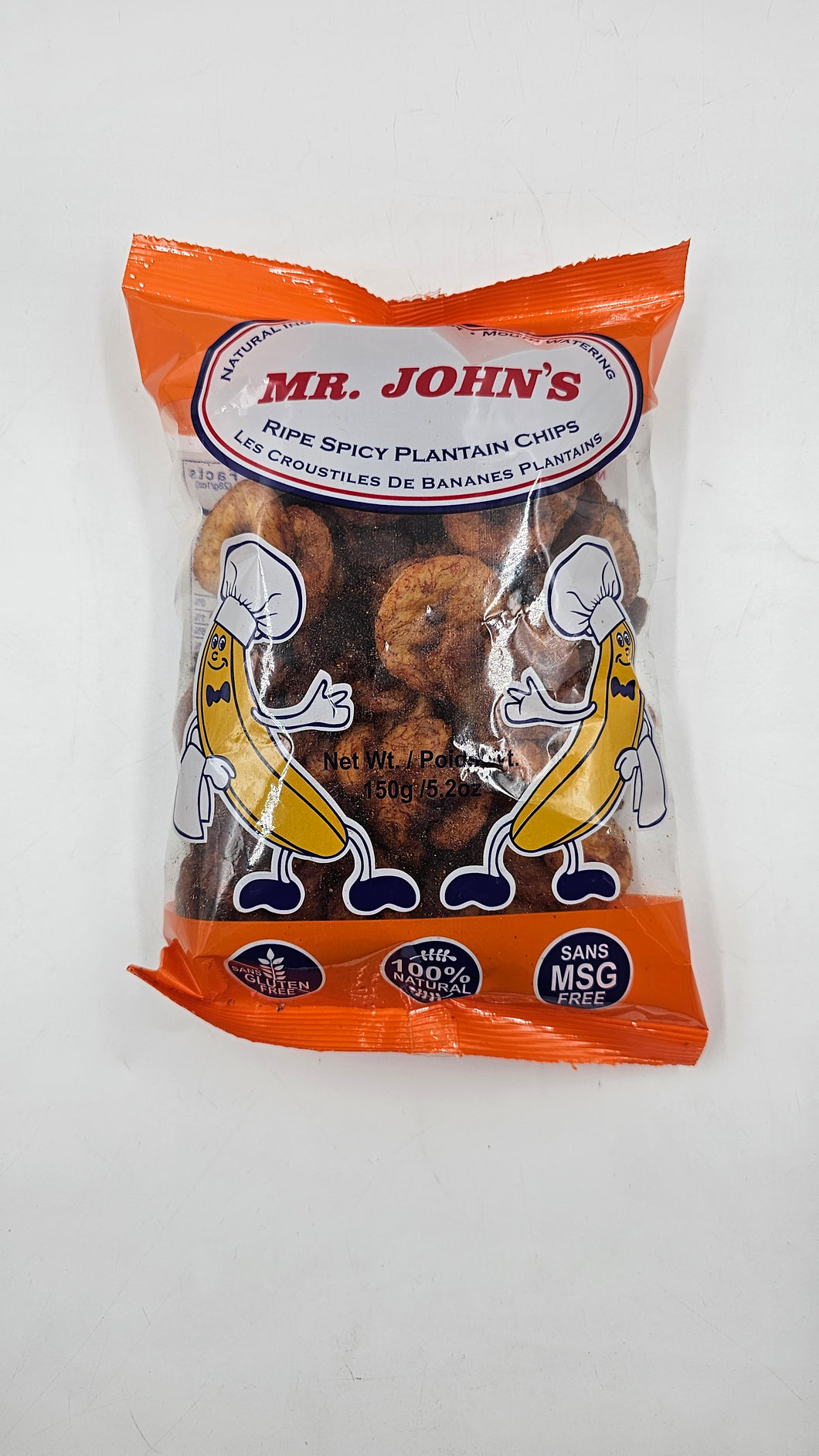 Chips de plantain mûres et épicées de Mr John’s