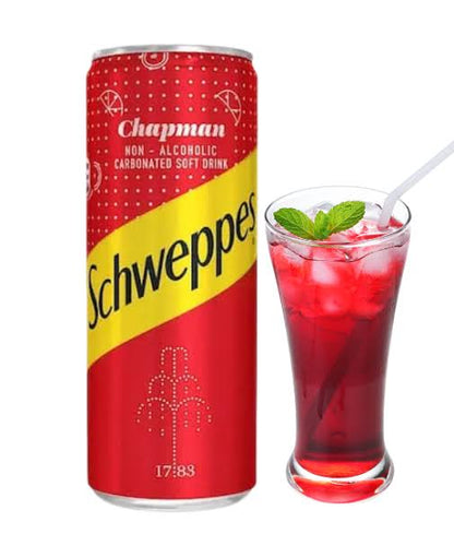Schweppes Chapman – Non-Alcoholic Carbonated Soft Drink (Can)
