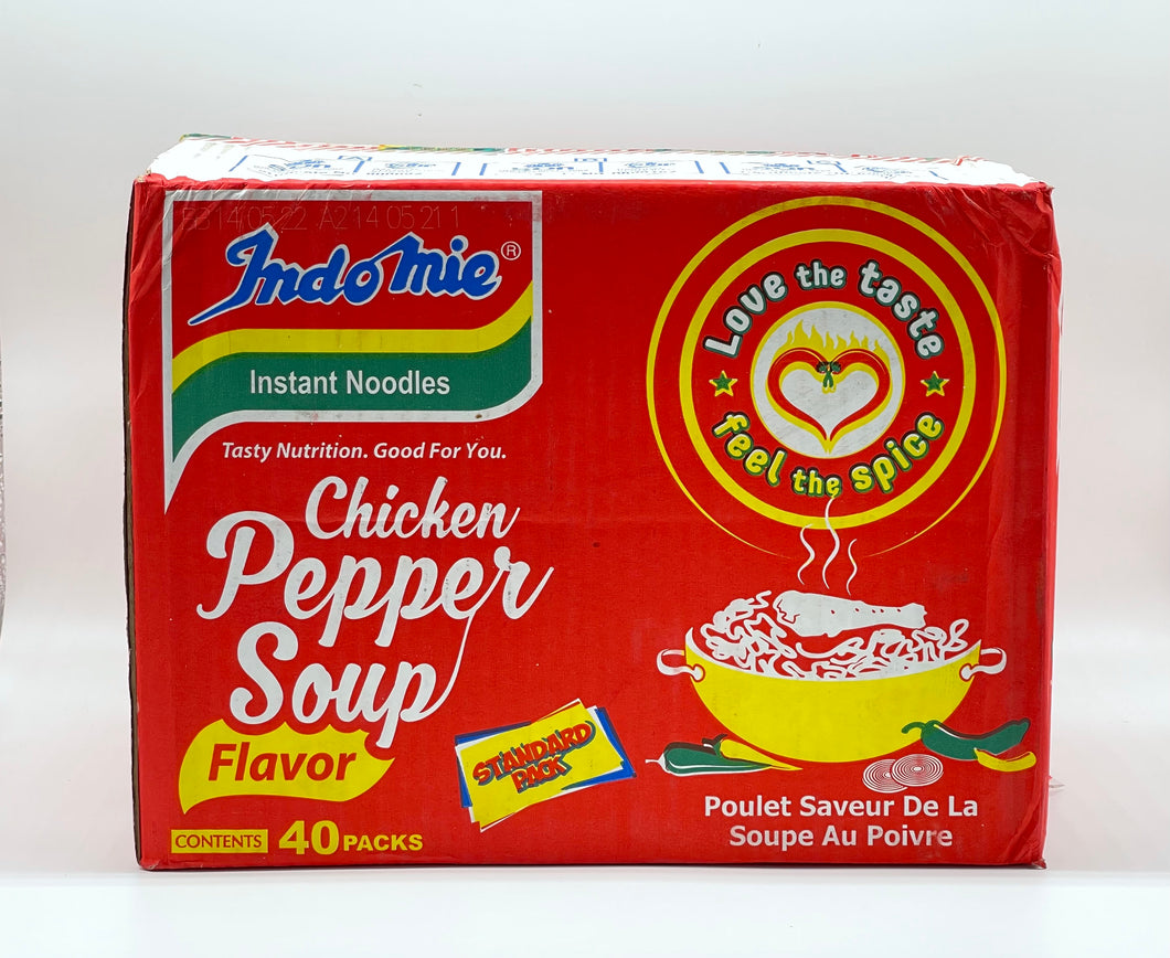 Indomie Chicken Pepper Soup Noodles - 1 Carton